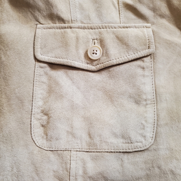 NWT Beige Suede Jacket - Picture 6 of 16
